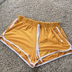 Yellow, words “whatever” on the side in white